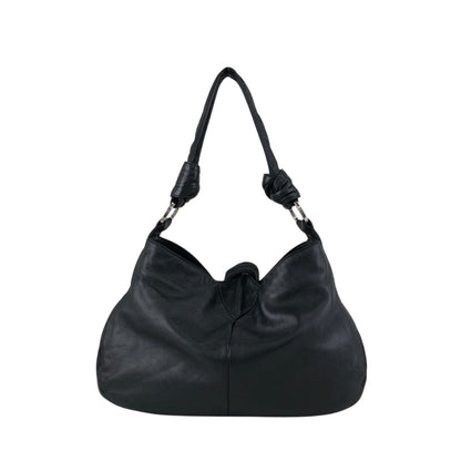 LOEWE Anagram Shoulder bag Hobobag Black Vintage 4gd3uv