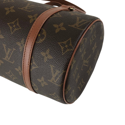 LOUIS VUITTON Monogram Handbag Brown M51366 Vintage ccsv2b