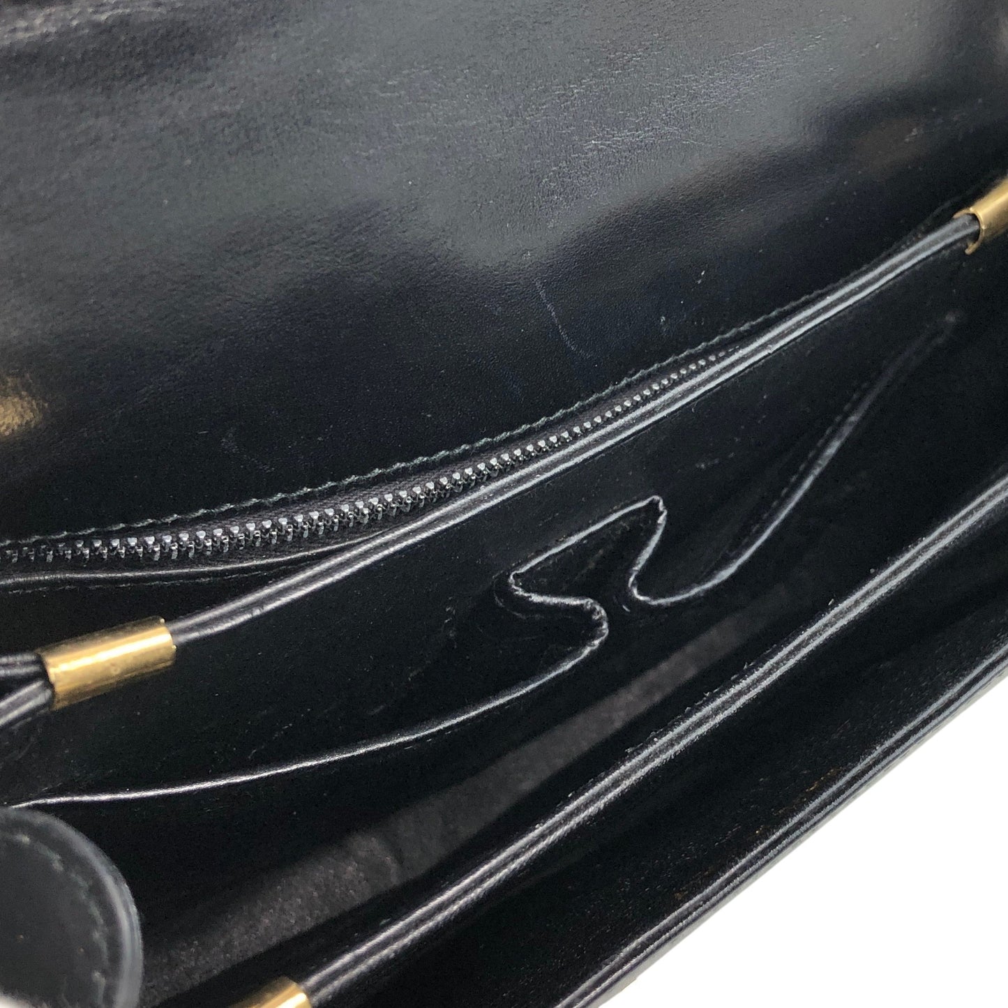 CELINE Blason Shoulder bag Black Vintage a6pwvz