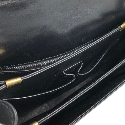 CELINE Blason Shoulder bag Black Vintage a6pwvz