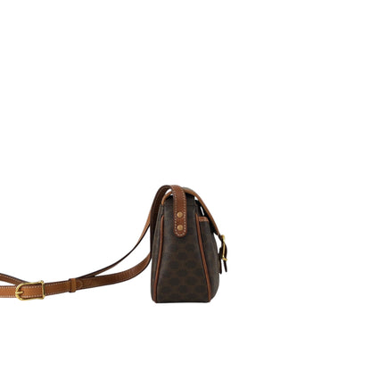 Macadam Blason Shoulder bag Brown Vintage rn6t8z