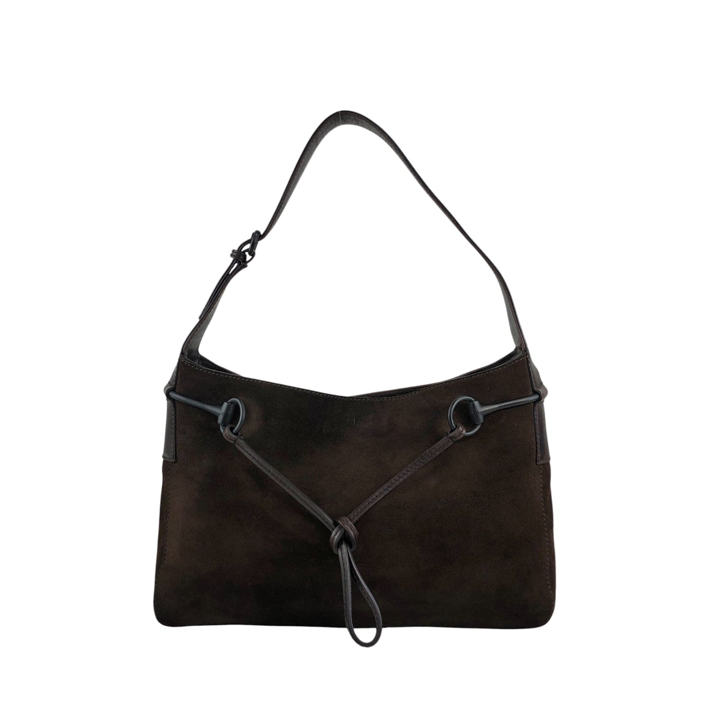GUCCI Horse Bit Shoulder bag Brown Vintage gk8eeb