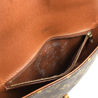 LOUIS VUITTON Monogram Shoulder bag Brown Vintage vdwefs