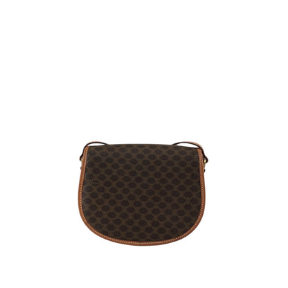 CELINE Macadam Blason Shoulder bag Brown Vintage mdu8r7