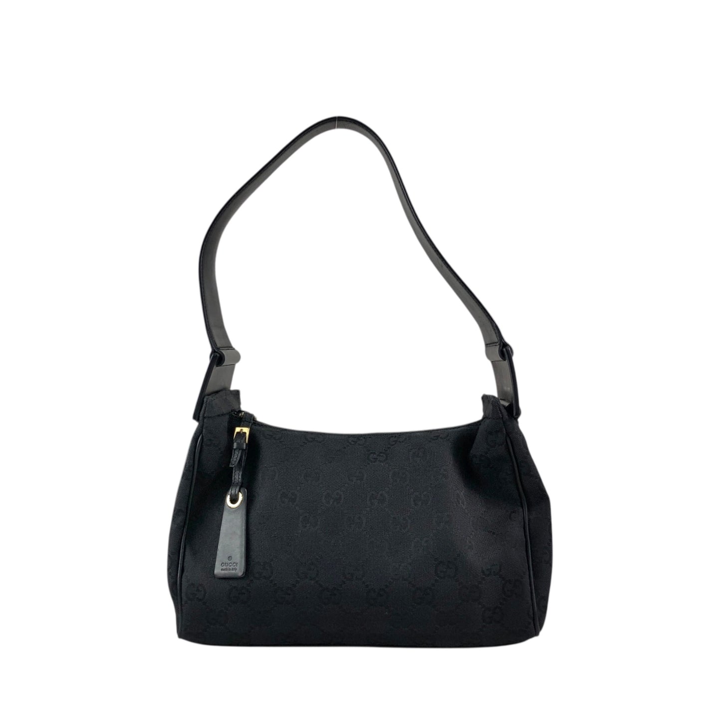 GUCCI GG Canvas Shoulder bag Black Vintage xi6jhz