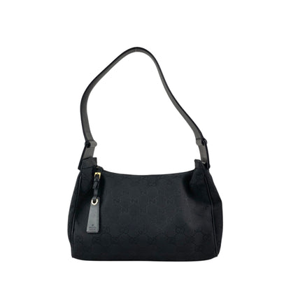GUCCI GG Canvas Shoulder bag Black Vintage xi6jhz