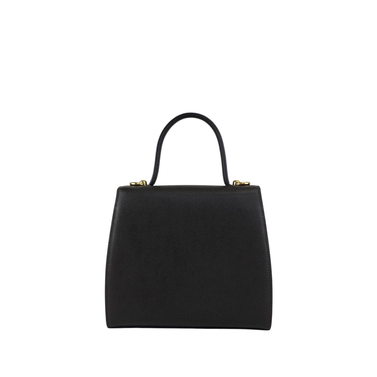 CELINE Gancini Two-way Handbag Shoulder bag Black Vintage hyifjs