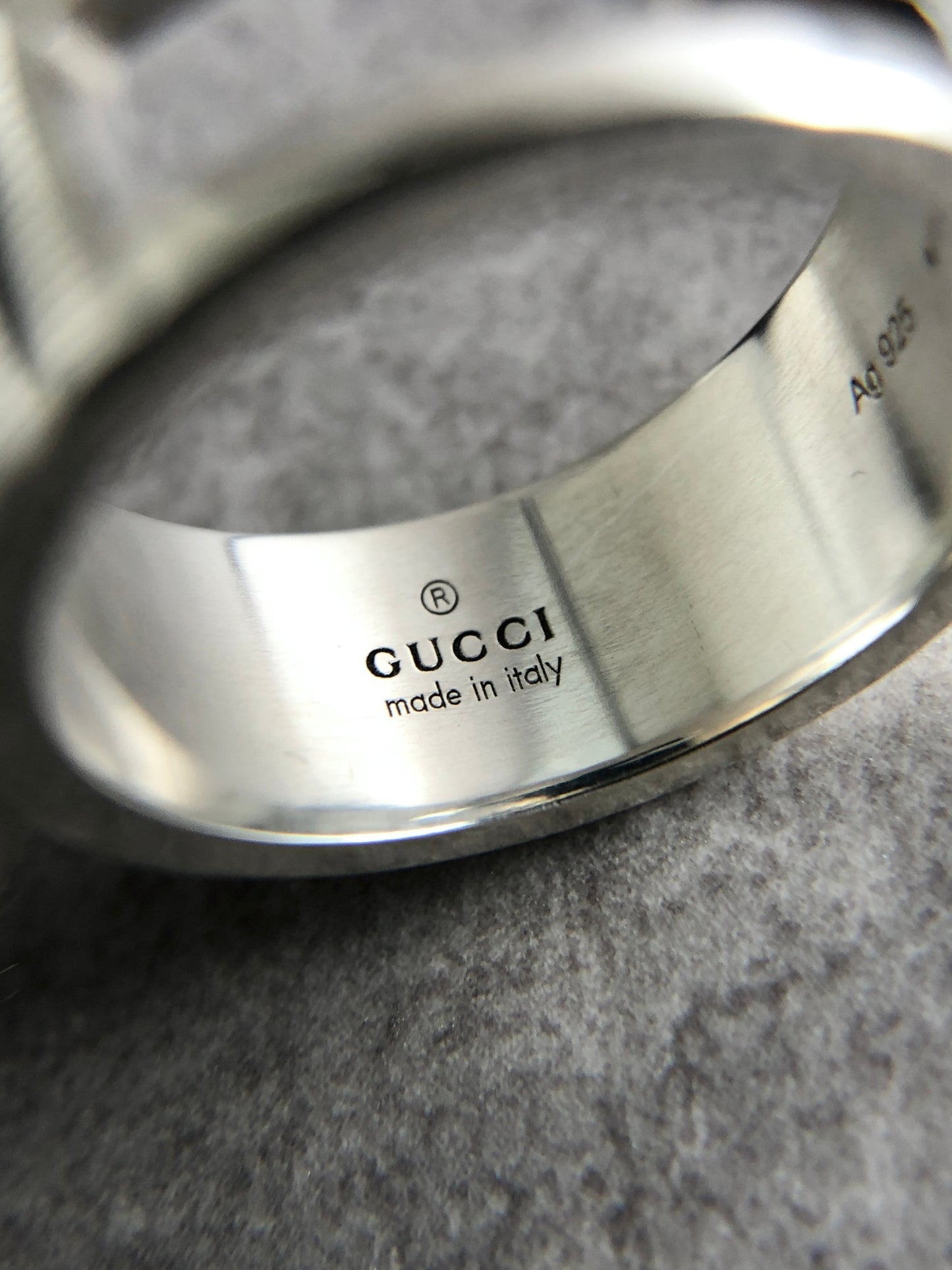 GUCCI SILVER925 Ring Silver Vintage ghjauk