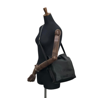 LOEWE Anagram Drawstring Shoulder bag Black Vintage zbxjy7