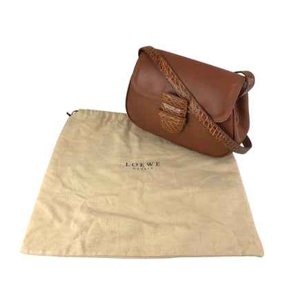 LOEWE Shoulder bag Brown Vintage x6g5se