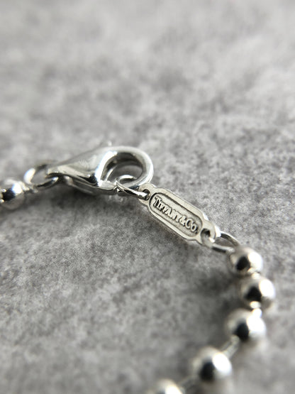 Tiffany & Co. SILVER925 Necklace Silver Vintage eejfjj