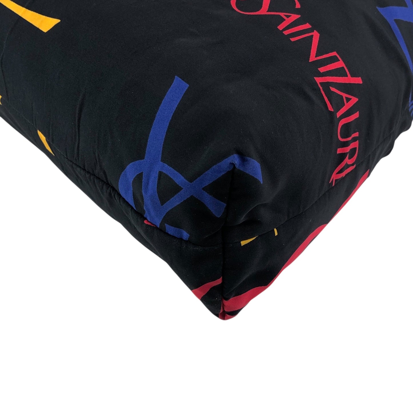 Yves Saint Laurent Logo Chain Totebag Black Vintage fniuvx