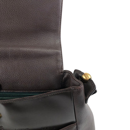 LOEWE Logo Shoulder bag Dark Brown Vintage siikib