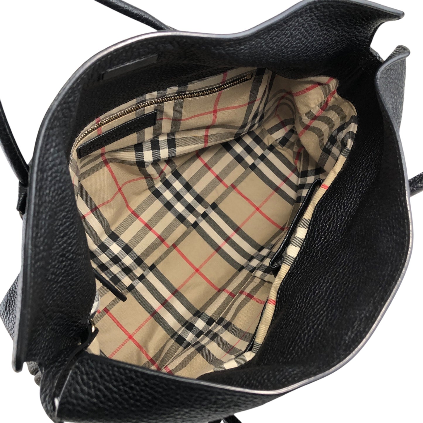 BURBERRY Logo Totebag Black Vintage u4ezwe