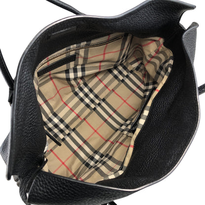 BURBERRY Logo Totebag Black Vintage u4ezwe
