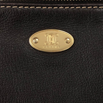 CELINE Triomphe Small Handbag Brown Vintage yat2yf