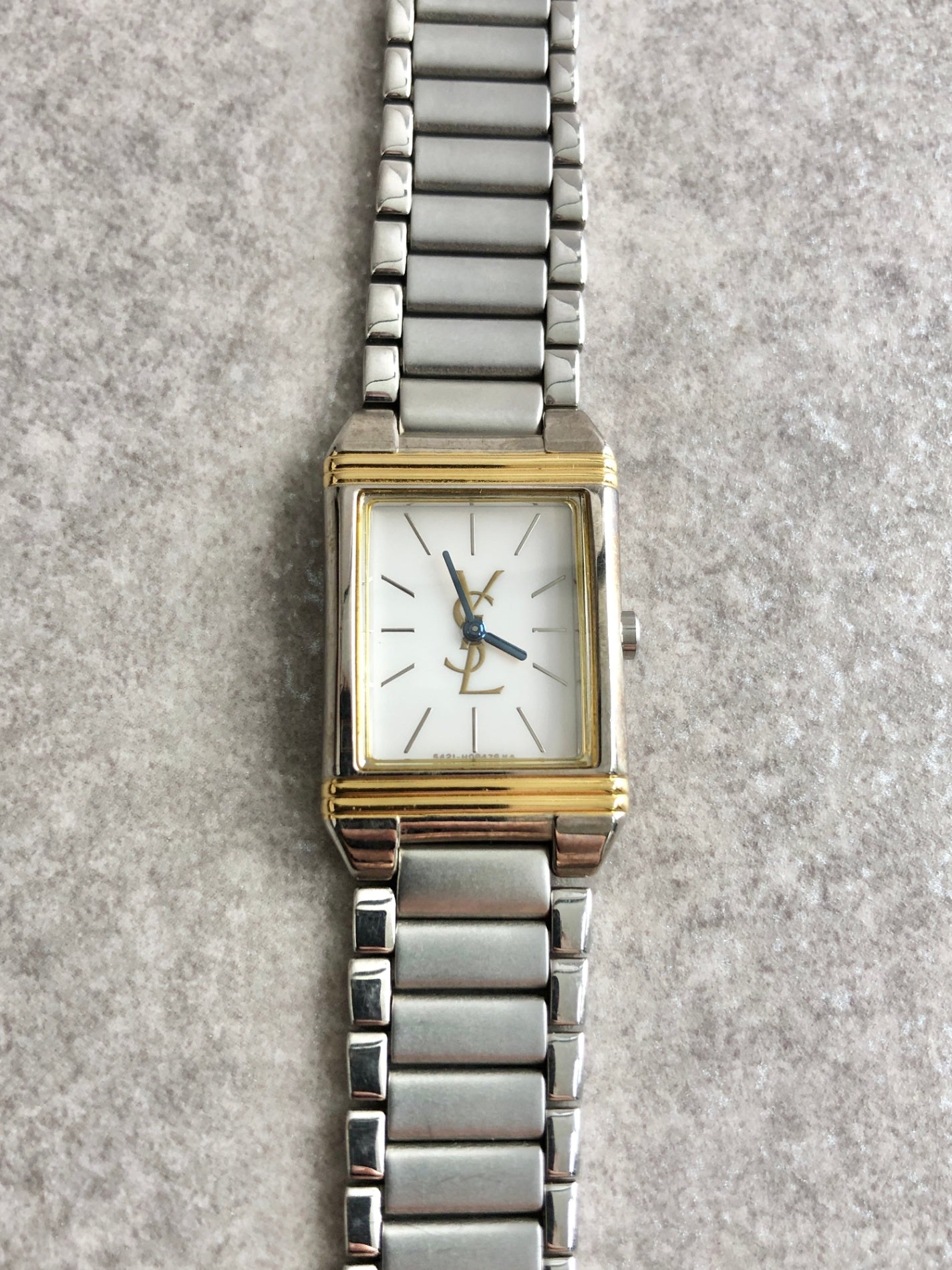 Yves Saint Laurent Watch Silver Vintage 3s3tmn