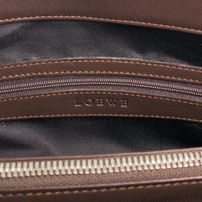 LOEWE Anagram Handbag Totebag Brown Vintage sr6m4v