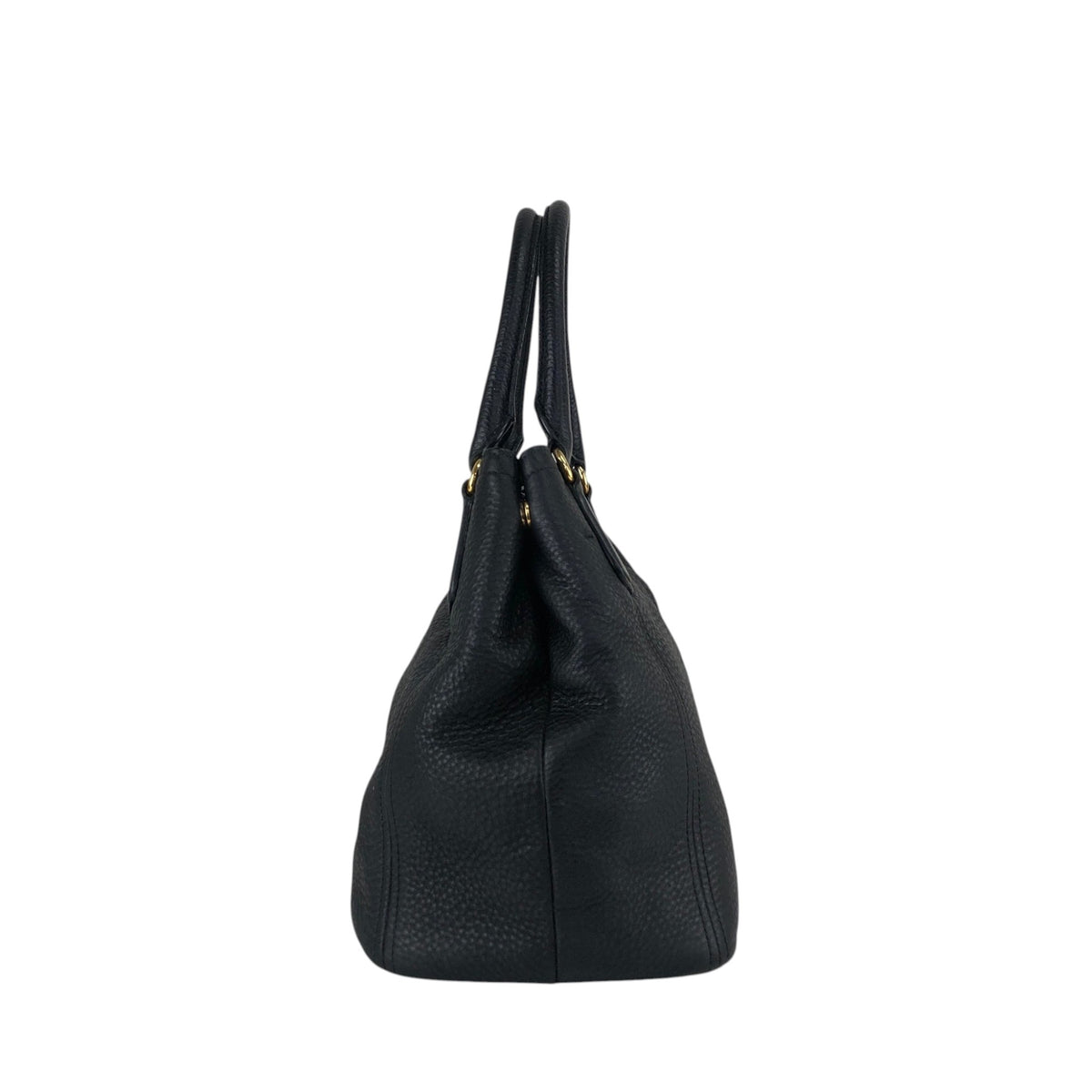 PRADA Logo Totebag Black Vintage fpj5iw