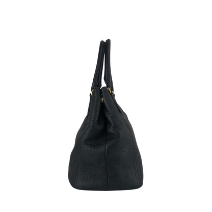 PRADA Logo Totebag Black Vintage fpj5iw