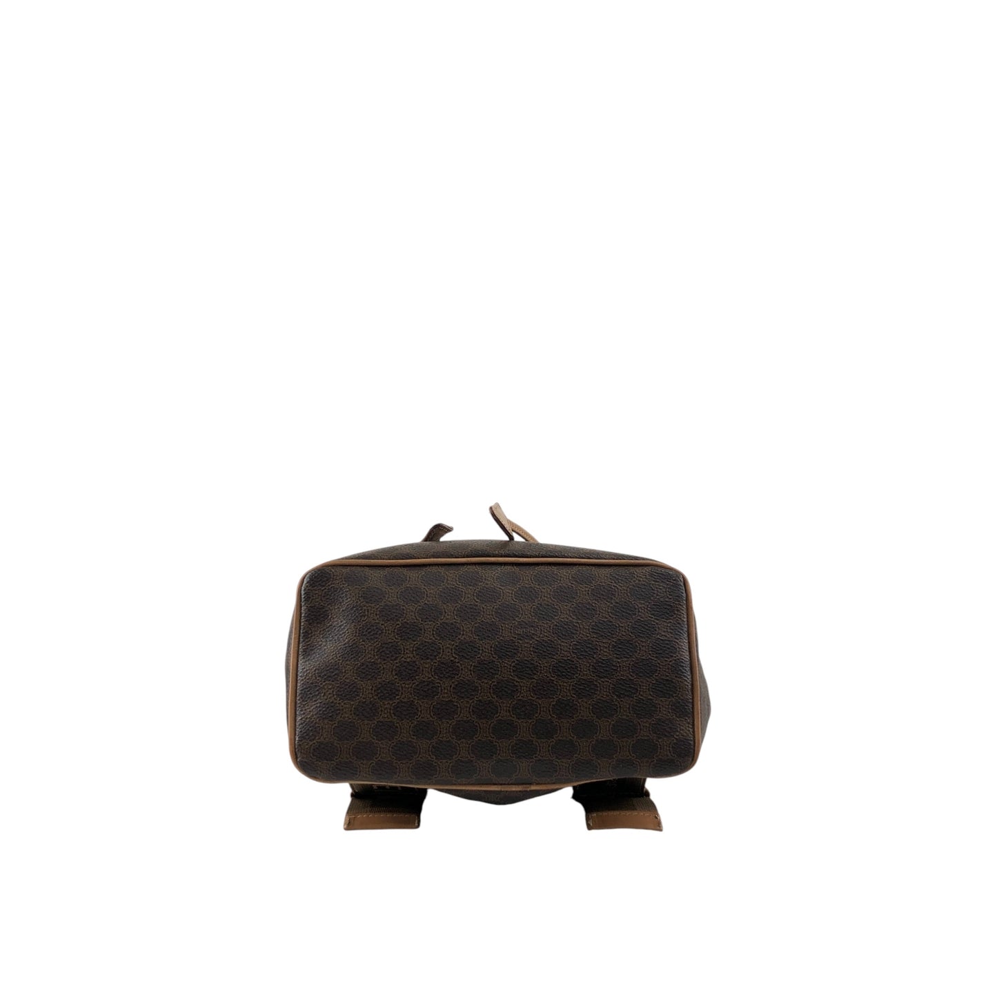CELINE Macadam Gancini Backpack Brown Vintage jgndep