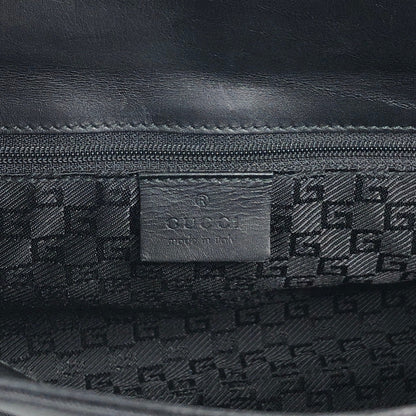 GUCCI Jackie Shoulder bag Black Vintage 8e828u