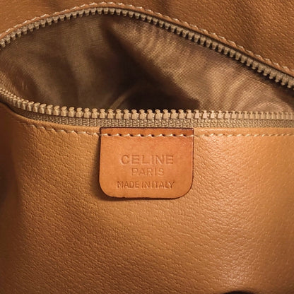 CELINE Macadam Blason Drawstring Shoulder bag Brown Vintage s6mkjn
