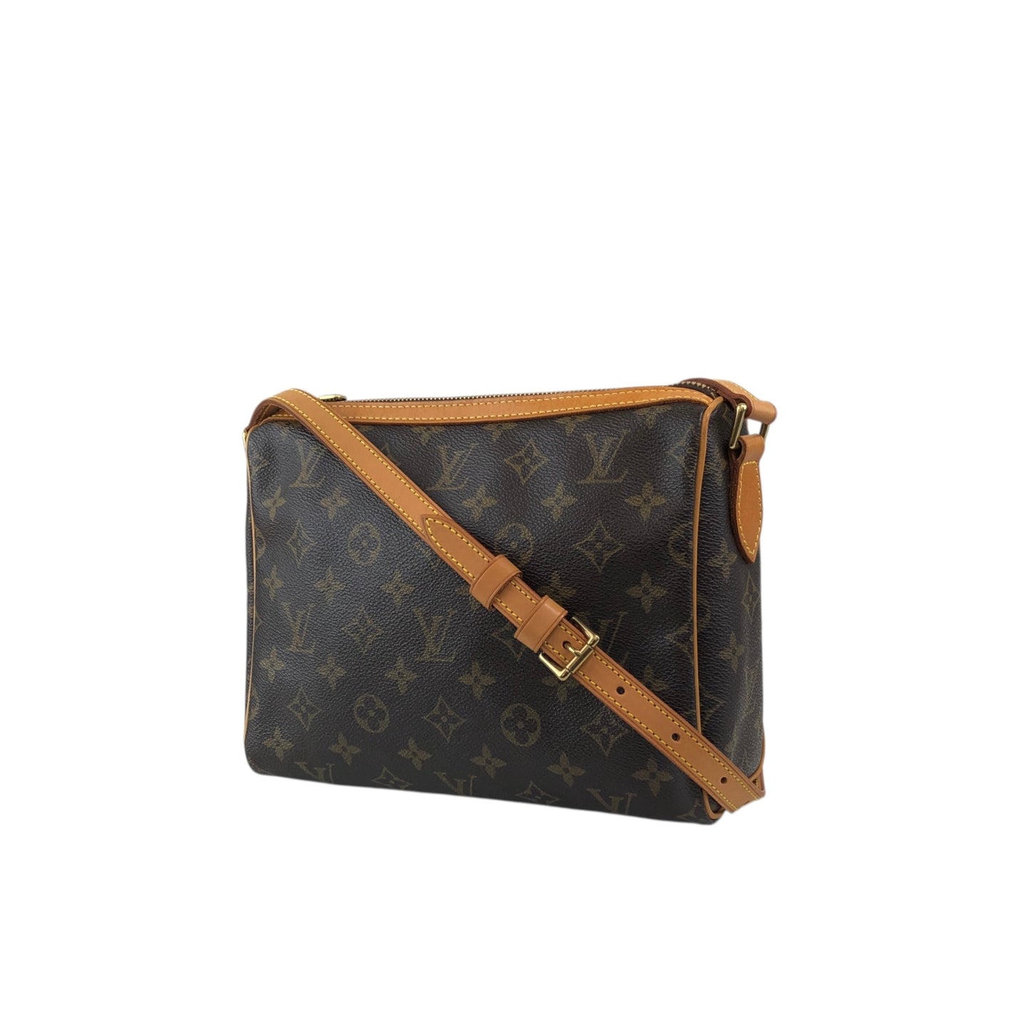 LOUIS VUITTON Monogram Shoulder bag Brown M51348 Vintage u4mwdk