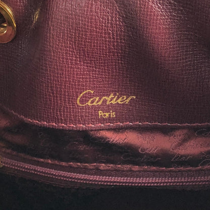 Cartier Logo Drawstring Shoulder bag Bordeaux Vintage nfywjr