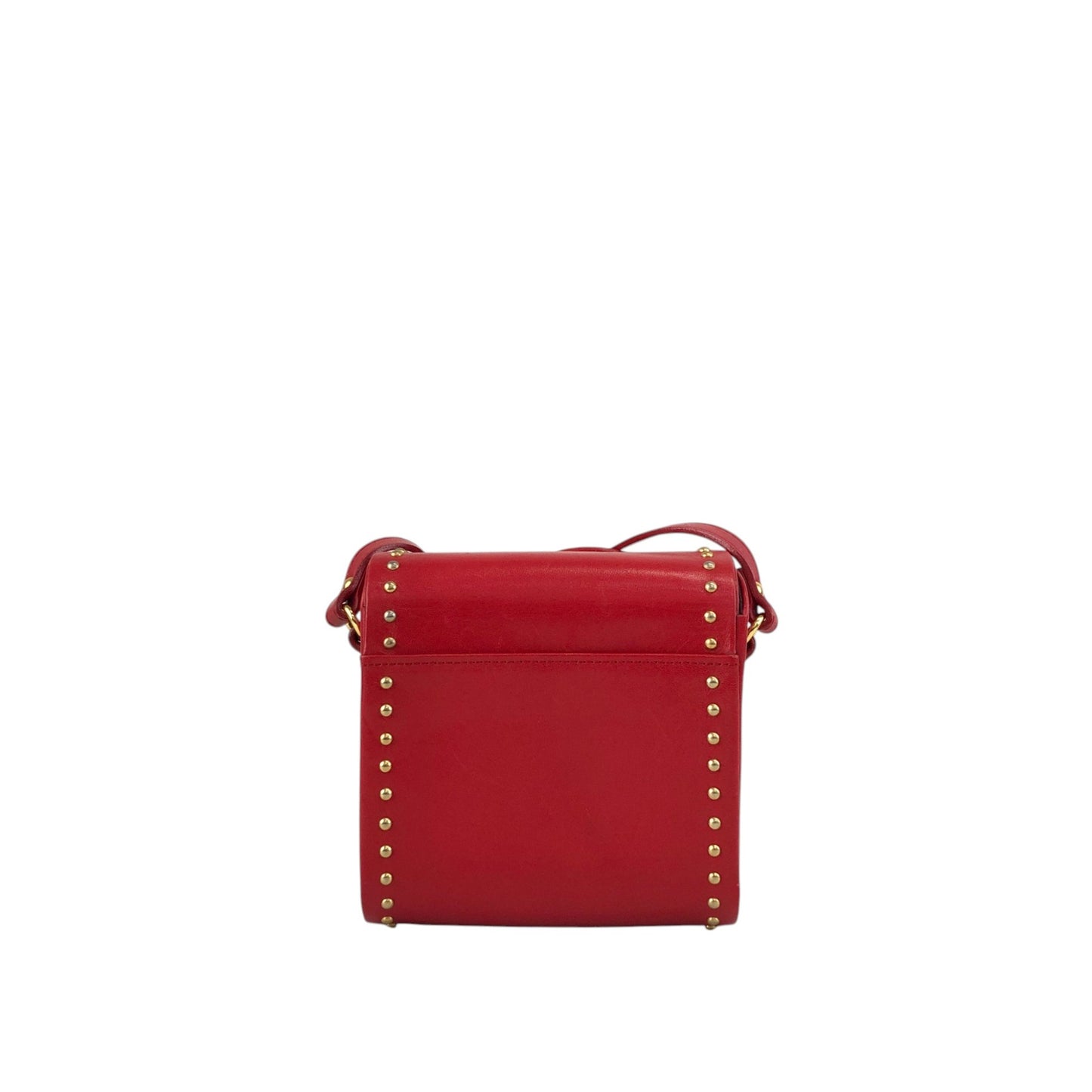 Yves Saint Laurent Heart Motif Small Shoulder bag Red Vintage v286hg