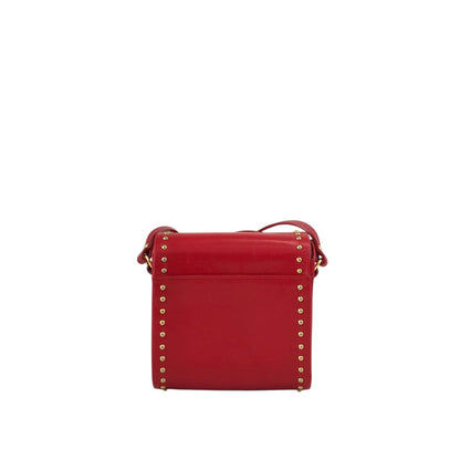 Yves Saint Laurent Heart Motif Small Shoulder bag Red Vintage v286hg