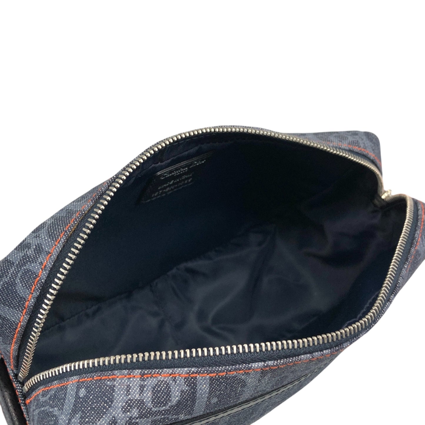 Christian Dior Trotter Flap Shoulder bag Indigo Vintage jb5tcy