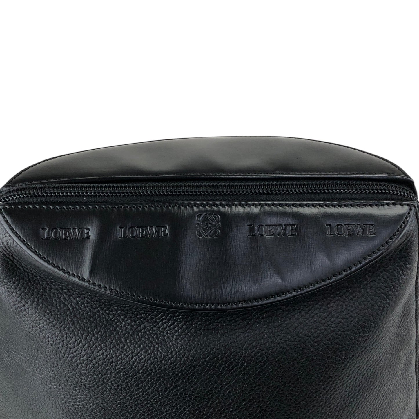 LOEWE Anagram Shoulder bag Black Vintage dmc2d7