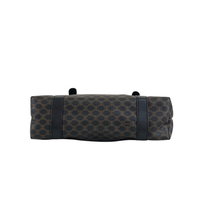 CELINE Macadam Shoulder bag Black Vintage xhkb75