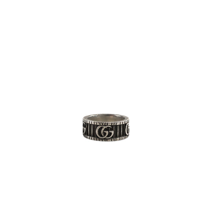 GUCCI GG Marmont Ring Silver Vintage cwb566