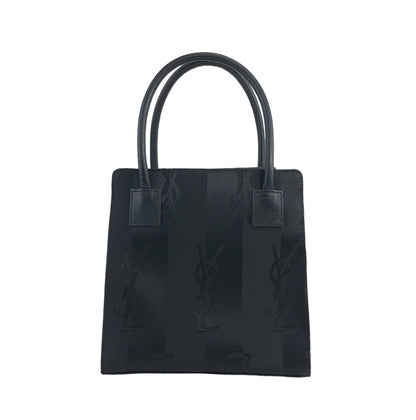 Yves Saint Laurent YSL Logo Handbag Black Vintage awcpej