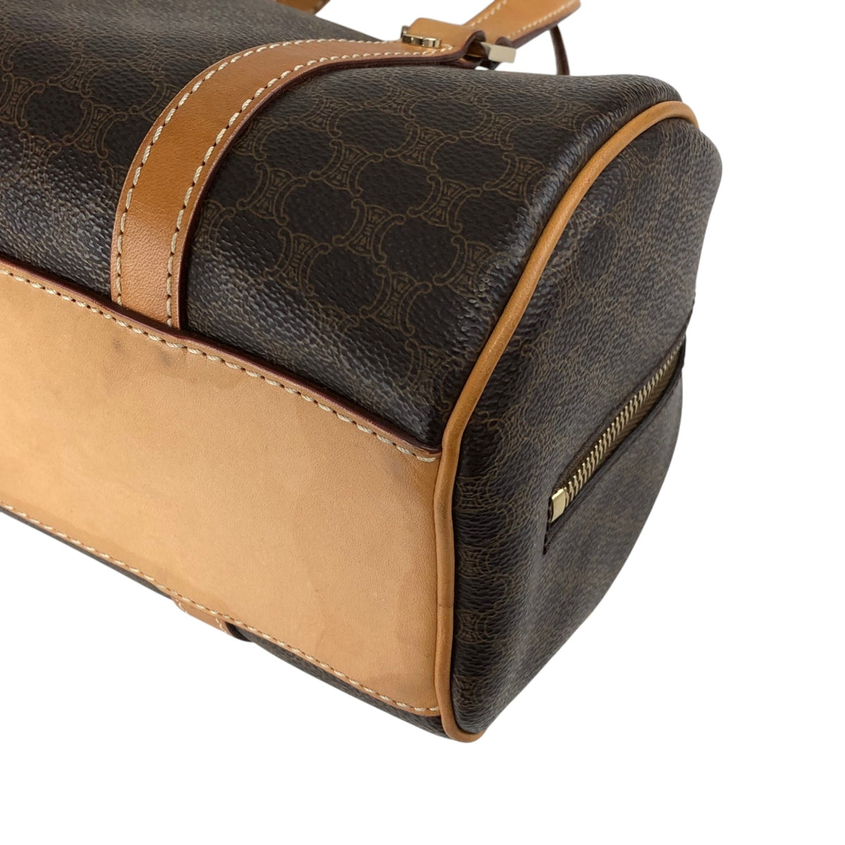 CELINE Macadam Handbag Brown Vintage tr5wwe