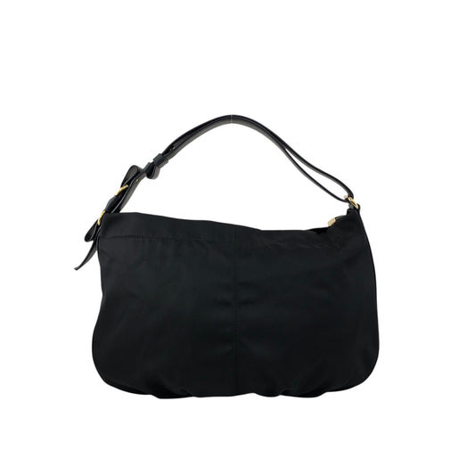 Salvatore Ferragamo Vala Ribbon Shoulder bag Hobobag Black Vintage ayh78w