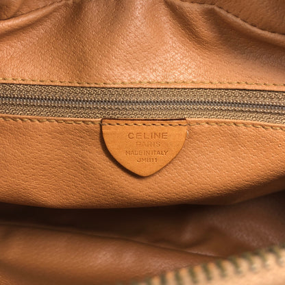 CELINE Macadam Blason Shoulder bag Brown Vintage whw3hb
