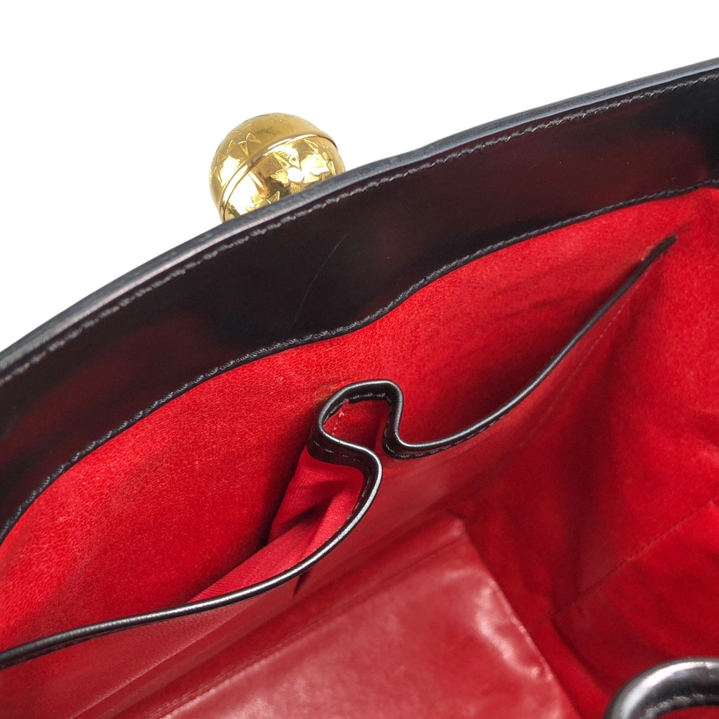 CELINE Starball Shoulder bag Black Vintage eay7uv