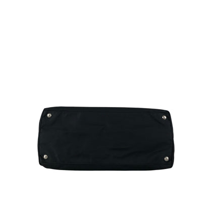PRADA Triangle Logo Handbag Black Vintage 3gbhv8