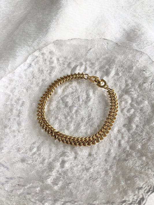 Christian Dior Bracelet Gold Vintage tz64jm