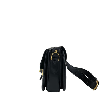 CELINE Horse Carriage Shoulder bag Black Vintage gec7v4