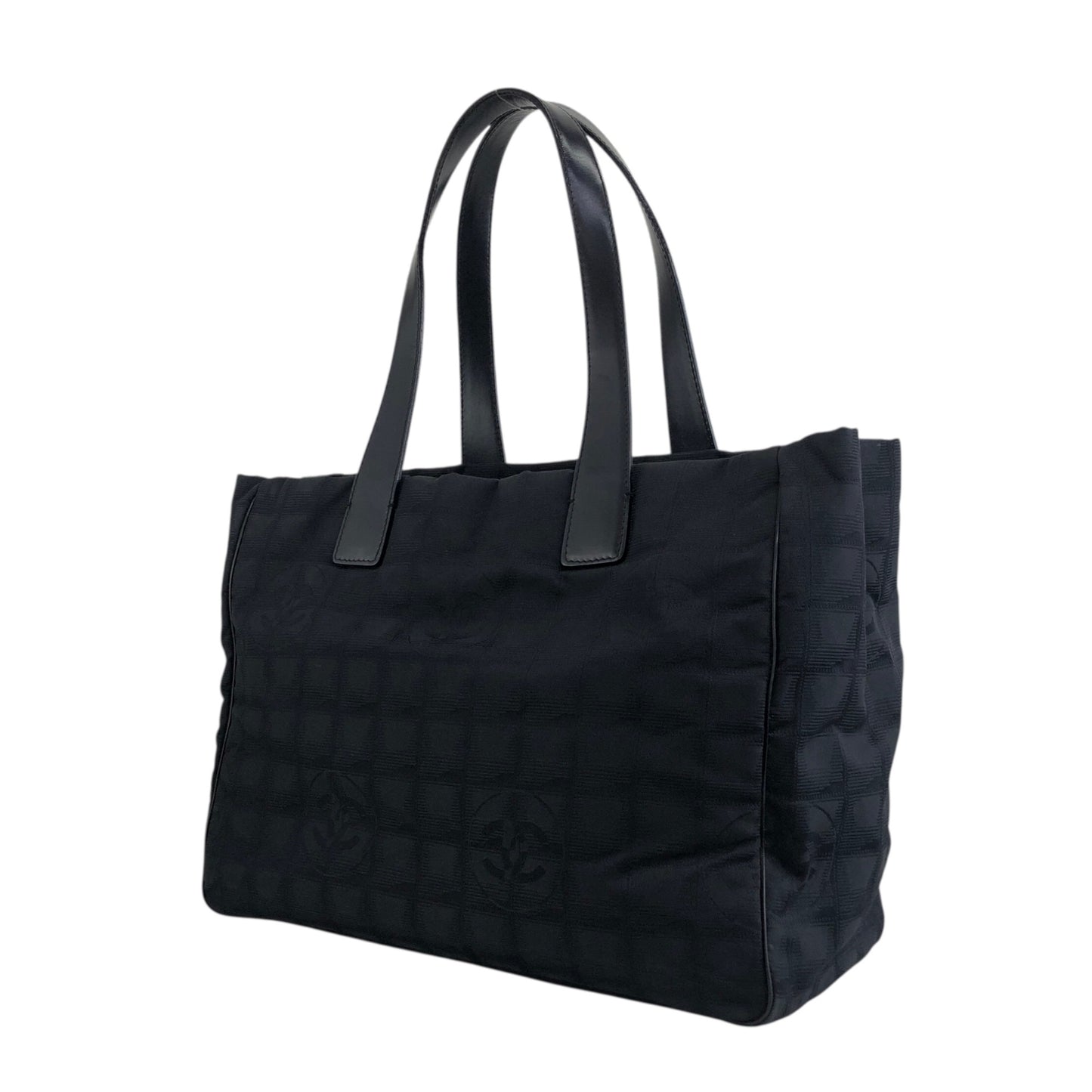 CHANEL New Travel Line Totebag Black Vintage 37n7zy