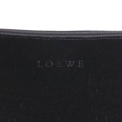 LOEWE Logo Shoulder bag Black Vintage eck8fg
