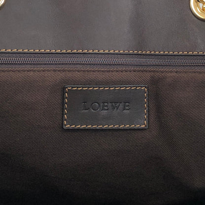 LOEWE Logo Chain Totebag Brown Vintage xy3fjn