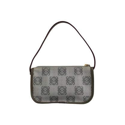 LOEWE Anagram Padlock Small Handbag Gray Vintage npexnd