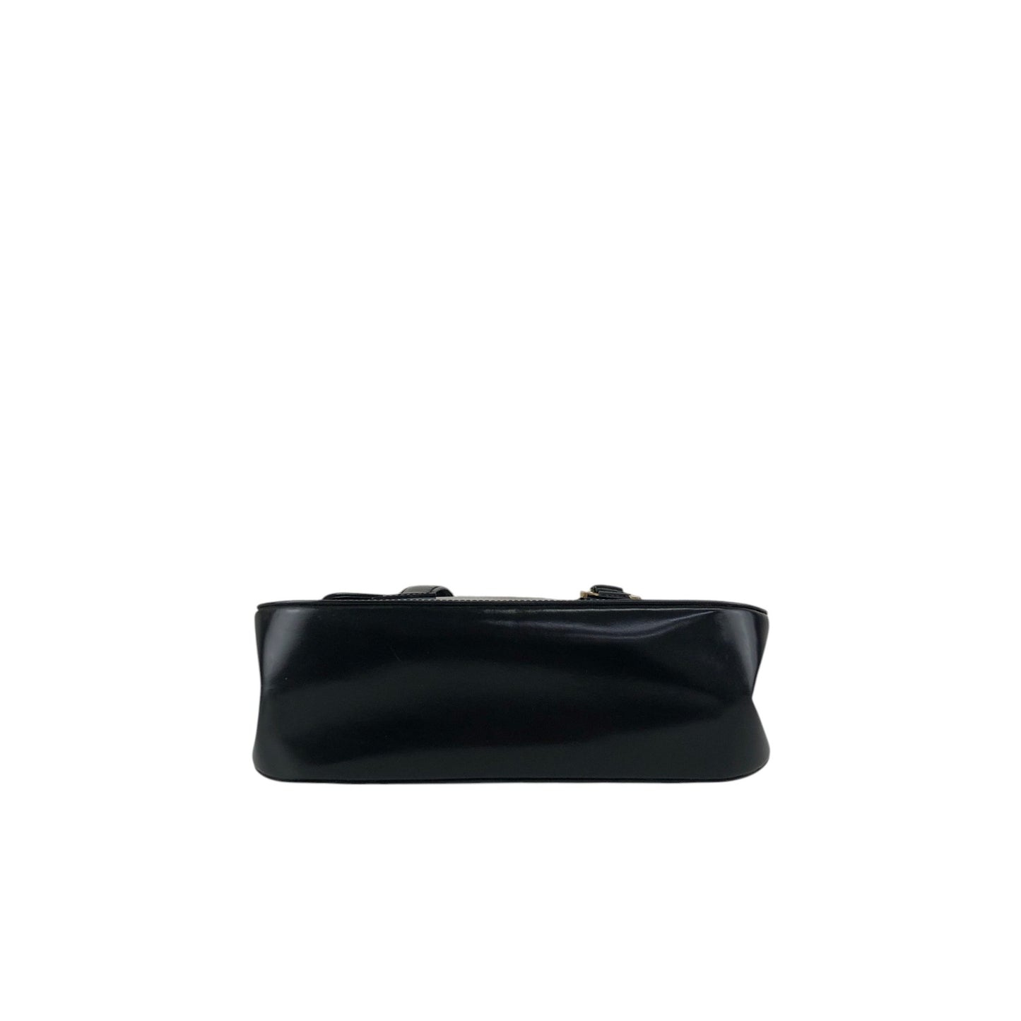 Christian Dior Logo Handbag Black Vintage aidfua