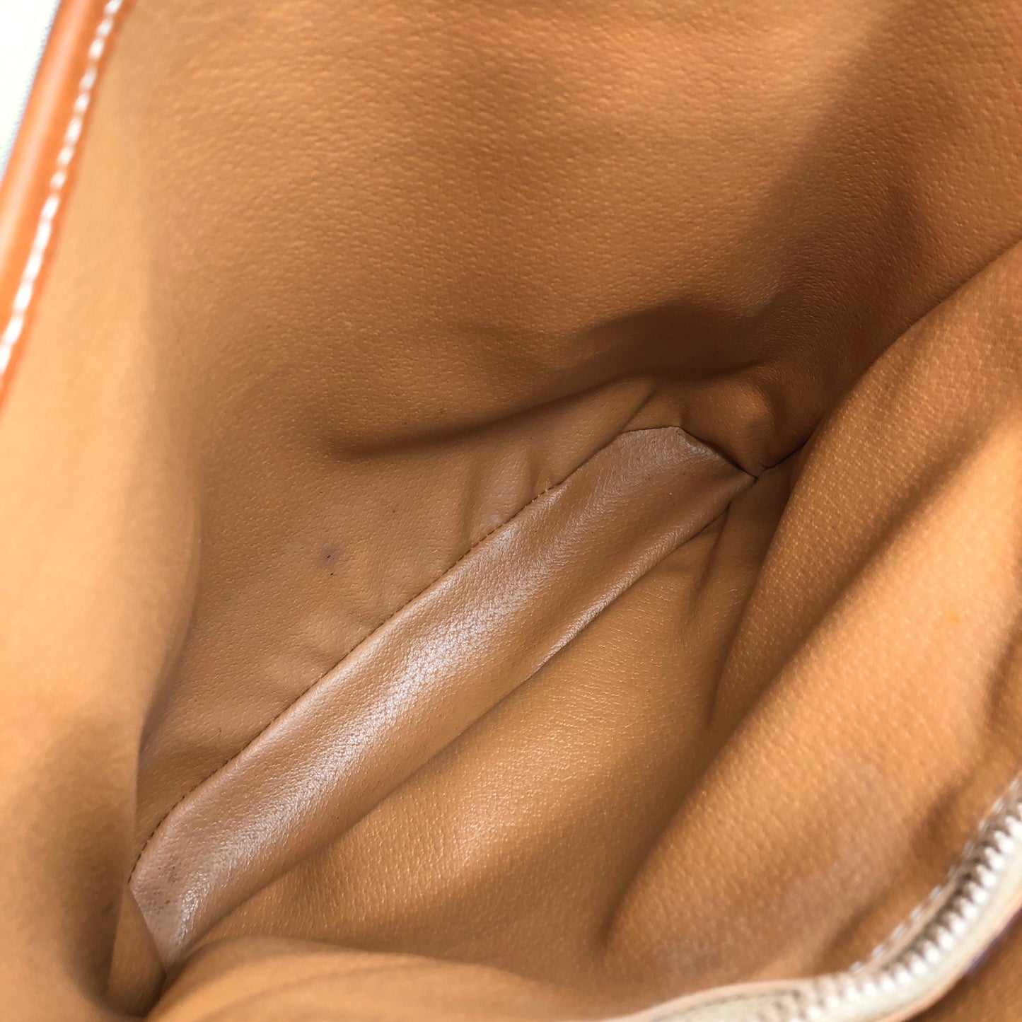 CELINE Macadam Blason Shoulder bag Totebag Beige Vintage arbnmz