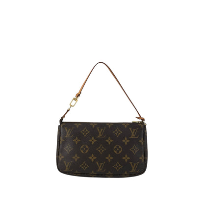 LOUIS VUITTON Monogram Shoulder bag Brown M51980 Vintage k775xf